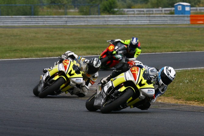 Montáže Brož Racing Team na okruhu v Poznani